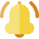 music, Alert, Alarm, bell, musical instrument, Tools And Utensils, Music And Multimedia SandyBrown icon