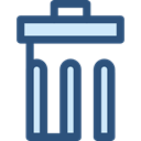 Trash, interface, Basket, Bin, Garbage, Can, Tools And Utensils, miscellaneous DarkSlateBlue icon
