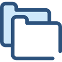 Data Storage, Office Material, Files And Folders, Folder, interface, storage, file storage DarkSlateBlue icon