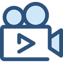 technology, video camera, cinema, film, movie, ui DarkSlateBlue icon