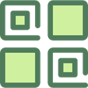 Visualization, Interface And Web, Grid, interface, ui, Squares DimGray icon