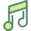 music player, song, musical note, Quaver, music, interface, Music And Multimedia DimGray icon