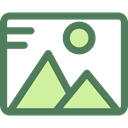 image, photo, picture, photography, interface, landscape, Files And Folders DimGray icon