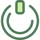 Multimedia Option, Start Button, Energy, Multimedia, power, ui, technology, power button, power on DimGray icon