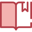 open book, education, reading, study, Literature, Book, Books, Library LightPink icon