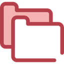 Folder, interface, storage, file storage, Data Storage, Office Material, Files And Folders Sienna icon