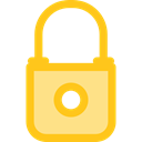 padlock, Tools And Utensils, locked, Lock, secure, security Gold icon