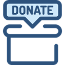 help, Box, miscellaneous, Money, commerce, donate, donation, Charity DarkSlateBlue icon