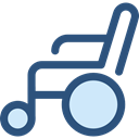 Disabled, transport, handicap, Healthcare And Medical, wheelchair, medical DarkSlateBlue icon