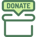 Charity, Money, commerce, donate, donation, help, Box, miscellaneous DimGray icon