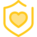 secure, security, Antivirus, shield, defense Gold icon