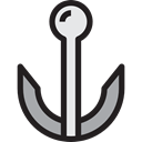 miscellaneous, Anchor, sailing, sail, navy, tattoo, Tools And Utensils, Anchors Black icon