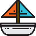 sailing, transportation, Boat, transport, sail, Sailboat, sailing boat, Boats Black icon