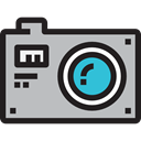 picture, interface, digital, technology, electronics, photograph, photo camera Silver icon