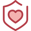 Antivirus, shield, defense, secure, security Sienna icon