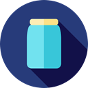 covered, Food And Restaurant, Container, sweet, Jelly, marmalade, Jar, food, Fruit DarkSlateBlue icon