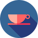 food, Cups, drinks, coffee cup, hot drink, Teacup, Food And Restaurant SteelBlue icon