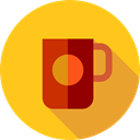 Coffee, food, Chocolate, mug, coffee cup, hot drink, Tea Cup, Food And Restaurant Gold icon