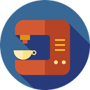 Food And Restaurant, Furniture And Household, hot drink, kitchenware, Coffee Maker, Coffee Shop, drink, technology SteelBlue icon