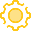 cogwheel, Tools And Utensils, Gear, settings, configuration, ui Gold icon