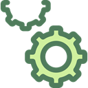 cogwheel, Tools And Utensils, Gear, settings, configuration, ui DimGray icon