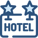 Rest, Hostel, signs, sign, hotel DarkSlateBlue icon