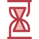 Clock, time, Hourglass, waiting, Tools And Utensils, Time And Date Sienna icon