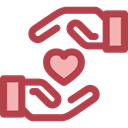 Gestures, Hand Gesture, Seo And Web, Heart, love, Loyalty Sienna icon