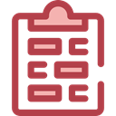 notepad, writing, survey, Seo And Web Sienna icon
