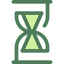 Clock, time, Hourglass, waiting, Tools And Utensils, Time And Date DimGray icon