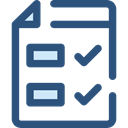 checking, Files And Folders, list, interface, tick, Tasks DarkSlateBlue icon