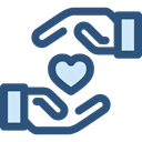 love, Loyalty, Gestures, Hand Gesture, Seo And Web, Heart DarkSlateBlue icon