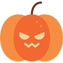halloween, pumpkin, horror, Terror, spooky, scary, fear Coral icon