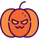 halloween, pumpkin, horror, Terror, spooky, scary, fear Tomato icon