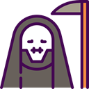 death, halloween, horror, Terror, spooky, scary, fear DimGray icon