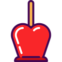 Caramelized Apple, Food And Restaurant, food, Fruit, organic, Dessert Crimson icon
