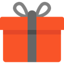 birthday, gift, present, surprise, Christmas Presents, Birthday And Party Tomato icon