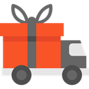 Delivery Truck, Cargo Truck, Delivery, transportation, truck, transport, vehicle, Automobile Tomato icon