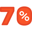 Percent, shapes, sale, Sales, Discount, percentage, signs, Commerce And Shopping Black icon