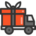 Delivery, transportation, truck, transport, vehicle, Automobile, Delivery Truck, Cargo Truck DarkSlateGray icon