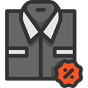 Tie, Shirt, Clothes, clothing, Discount, fashion, Elegant, Masculine DarkSlateGray icon