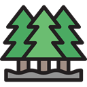 Tree, nature, garden, Forest, Pine, yard, pines, Botanical, Ecology And Environment Black icon