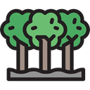 Tree, nature, garden, gardening, ecology, trees, yard, Botanical Black icon