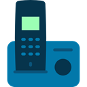phone receiver, Communication, phones, phone call, telephone, technology, Telephones DarkCyan icon