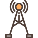 Energy, power, electricity, antenna, technology, Communications, High Voltage Black icon