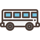 Bus, Automobile, Public transport, transportation, transport, vehicle DarkSlateGray icon