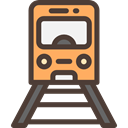 Subway, Railway, transportation, travel, transport, train, public DarkSlateGray icon