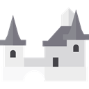 Monuments, buildings, Monument, Fantasy, medieval, Castle, fortress, Construction WhiteSmoke icon