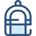 travel, Backpack, luggage, baggage, Bags DarkSlateBlue icon