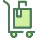 Airport, Tools And Utensils, Cart, trolley, Bag, suitcase DimGray icon